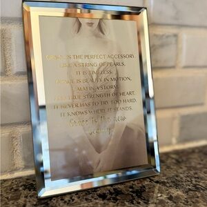 Chic Gold and Silver Inspirational Wall Decor
